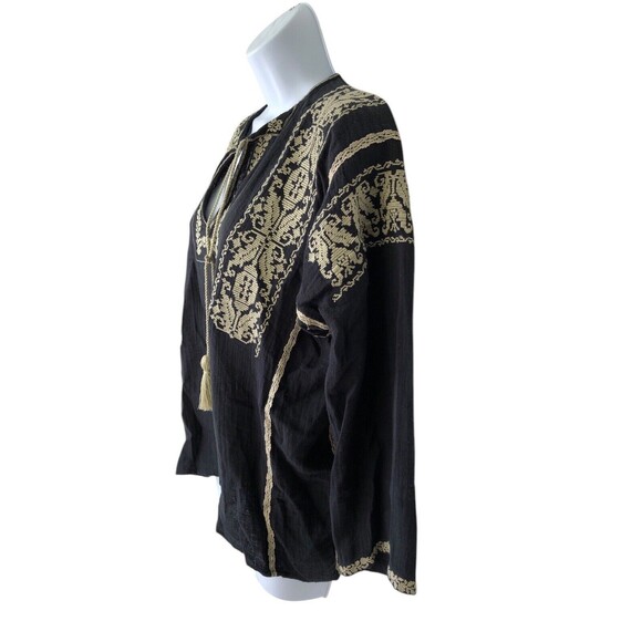 Isabel Marant Etoile Embroidered Boho Wide Sleeve Top Size 36 - Picture 2 of 10